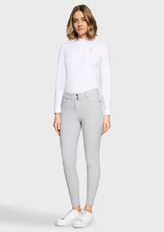 Produktbild von Samshield Reithose Delice Crystal Ferna 261 Damen Vollgrip High Waist Grau