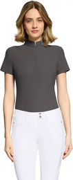 Produktbild von Samshield Reitpolo Bella Crystal Ferna Damen Reitshirt Braun 2XS