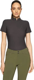 Produktbild von Samshield Reitpolo Bruna Premium Damen Reitshirt Braun 2XS