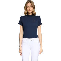 Produktbild von Samshield Reitpolo Marylin Damen Reitshirt aus Baumwolle Blau Größe M