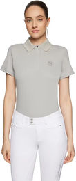 Produktbild von Samshield Reitpolo Marylin Damen Reitshirt Grau Größe L