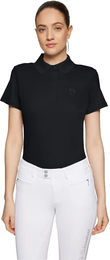 Produktbild von Samshield Reitpolo Marylin Damen Reitshirt Sommer Schwarz 2XS