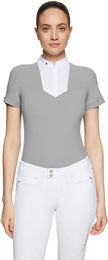 Produktbild von Samshield Reitshirt Anne-Gaelle Damen Grau Größe S
