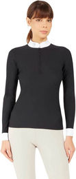 Samshield Reitshirt Damen Aloise Long Sleeve Schwarz mit Swarovski-Kristall Größe L – Bild 1 von 1