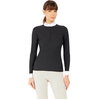 Produktbild von Samshield Reitshirt Damen Aloise Long Sleeve Schwarz mit Swarovski-Kristall Größe L
