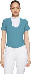 Produktbild von Samshield Reitshirt Damen Anne-Gaelle Blau XS