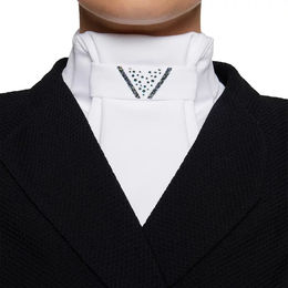 Produktbild von Samshield Reitshirt Damen Crystal Fabric Triangle in Blau und Weiß Größe S
