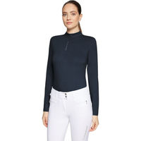 Produktbild von Samshield Reitshirt Damen Lumi HW 2025 Baselayer Langarm Blau Größe M Winter