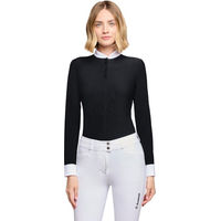 Produktbild von Samshield Reitshirt Damen Olivia mit Swarovski-Kristallen Schwarz Größe M