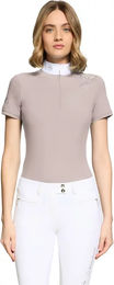 Produktbild von Samshield Reitshirt Lea Crystal Ferna Damen Beige Grösse M