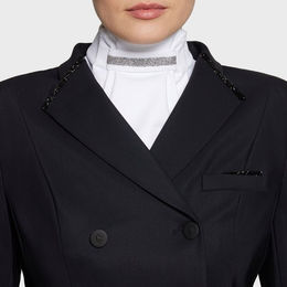 Produktbild von Samshield Reitshirt Plastron Crystal Fabric SS25 Schwarz M/L