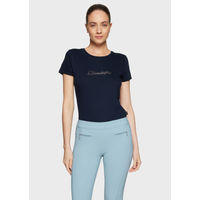 Produktbild von Samshield Reitshirt Sylvia Damen Blau aus Baumwolle Größe S