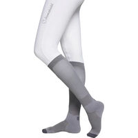 Produktbild von Samshield Reitsocken Damen Kniestrümpfe Balzane Crystal Blazon Blau Grau