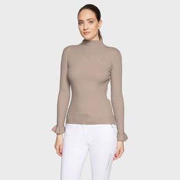 Produktbild von Samshield Rollkragenpullover Damen Beige Öko-Tex Winter