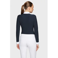 Produktbild von Samshield Roxane Premium Turnierpolo Damen mit langen Ärmeln