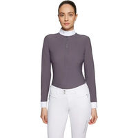 Produktbild von Samshield Roxanne Premium Reitshirt Damen langarm Grau