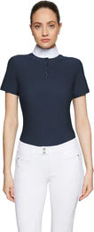 Produktbild von Samshield Roxy Premium Turnierpolo Damen Blau Größe M