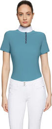 Produktbild von Samshield Roxy Premium Turnierpolo Damen Blau XS
