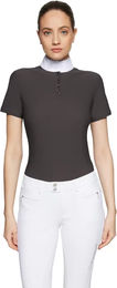 Produktbild von Samshield Roxy Premium Turnierpolo Damen Braun 2XS