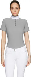 Produktbild von Samshield Roxy Premium Turnierpolo Damen Grau Größe M