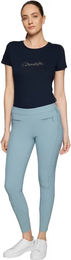 Produktbild von Samshield Sakina Crystal Ferna Reithose Damen Full Grip Blau Größe 40