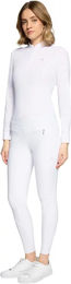 Produktbild von Samshield Sakina Crystal Ferna Turnierhose Damen Full Grip Weiß Größe 40