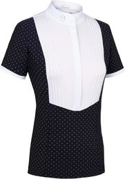 Produktbild von Samshield Sixtine Turnier-Poloshirt Reiten Damen in Grau oder Schwarz