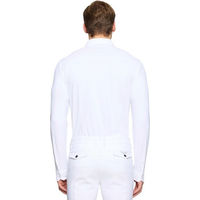 Produktbild von Samshield Smith Turniershirt Herren Reitshirt aus Polyamid Blau Weiß Größe L