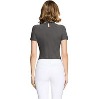 Produktbild von Samshield SS26 Lea Crystal Ferna Reitshirt kurzarm Damen Weiß Grau Größe L