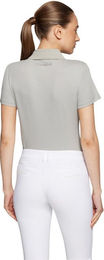 Produktbild von Samshield SS26 Marylin Polo Reitshirt Damen Grau Baumwolle Größe S