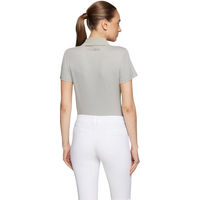 Produktbild von Samshield SS26 Marylin Polo Reitshirt Damen Grau Baumwolle Größe S