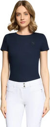 Produktbild von Samshield Stella Reitshirt Damen Blau Baumwolle Größe S