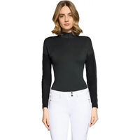 Produktbild von Samshield Sun Reitshirt Damen Polo mit langen Ärmeln Schwarz