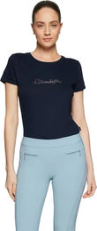 Samshield Sylvia Reitshirt Damen aus Baumwolle Blau XS – Bild 1 von 2