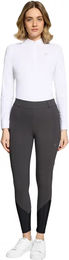 Produktbild von Samshield Talia Comfort Reithose Damen Mid Grip Stoff Braun Grau Größe 42