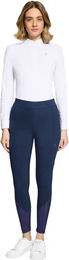 Produktbild von Samshield Talia Comfort Reithose Damen Turnierhose Mid Grip Blau Größe 36