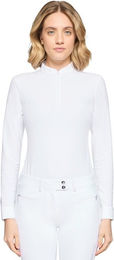 Samshield Trainingsshirt Lou FS 2026 Longsleeve Damen Weiß mit Swarovski-Kristall XS – Bild 1 von 1