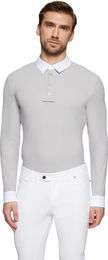 Produktbild von Samshield Turnier-Poloshirt Come Reitshirt für Herren in Grau XXL