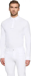 Produktbild von Samshield Turnier-Poloshirt Come Reitshirt für Herren Weiß XS