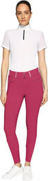 Produktbild von Samshield Turnierhose Full Grip Damen Claranova Reithose Rot Größe 38