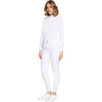 Produktbild von Samshield Turnierhose Mid Grip Damen Claranova Reithose Weiß Größe 34