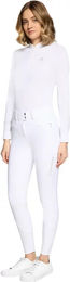 Produktbild von Samshield Turnierhose Mid Grip Damen Claranova Reithose Weiß Größe 38