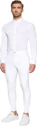 Produktbild von Samshield Turnierhose Raphael Mid Grip Reithose für Herren in Weiß Größe 40