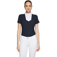 Produktbild von Samshield Turnierpolo Anne-Gaelle Reitshirt Damen Blau XL