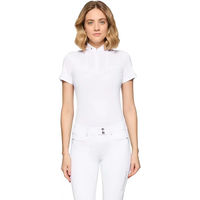 Produktbild von Samshield Turnierpolo Anne-Gaelle Reitshirt für Damen in Weiß Größe XS