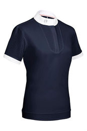 Produktbild von Samshield Turniershirt Apolline Kurzarm Damen Weiß Transparent Blau