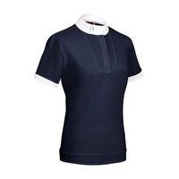Produktbild von Samshield Turniershirt Apolline Kurzarm Damen Weiß Transparent Blau