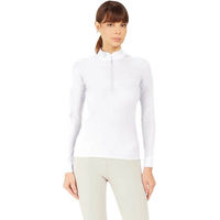 Produktbild von Samshield Turniershirt Damen Aloise Long Sleeve Weiß mit Swarovski-Kristall XXS