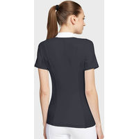 Produktbild von Samshield Turniershirt Damen Ellen FS 2024 Kurzarm Jet Black Texturized Größe L