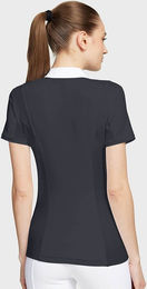 Samshield Turniershirt Damen Ellen FS 2024 Kurzarm Jet Black Texturized Größe S – Bild 1 von 1